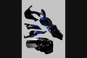 Lackierte Rennverkleidung Yamaha R6 2017 - 2026 - MXPCRV7024