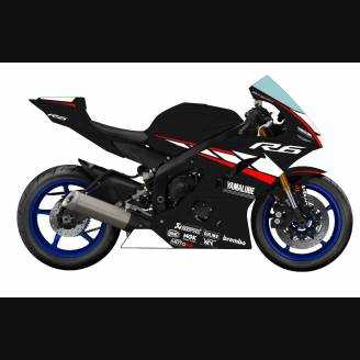 Carene Racing Verniciate Yamaha R6 2017 - 2026 - MXPCRV7253