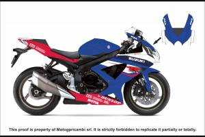 Painted Race Fairings Suzuki Gsxr 600/750 2008 -2010  - MXPCRV7344