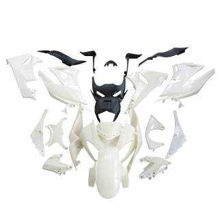 Complete and unpainted fairings in abs with front fender                                                                        
