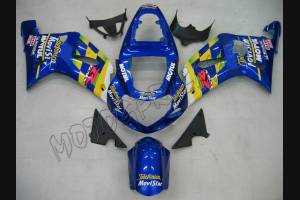 Carene stradali in abs verniciate compatibili con Suzuki Gsxr 1000 2001 - 2002 - MXPCAV1591
