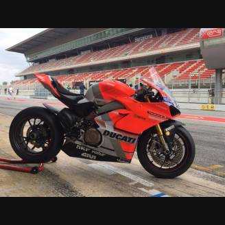 Carene Racing Verniciate Ducati Panigale V4 V4S + copriserbatoio, viti, ganci rapidi fluo - MXPCRV11781