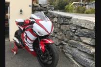 Carene racing Honda Cbr 1000 2008 - 2011 verniciate + copriserbatoio, viti con gommino, ganci rapidi MXPCRV12433 2