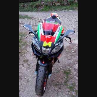 Painted street fairings in abs compatible with Aprilia RSV4 2009 - 2014 - MXPCAV12358