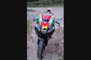 Painted street fairings in abs compatible with Aprilia RSV4 2009 - 2014 - MXPCAV12358