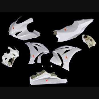 Suzuki Gsxr 1000 2017 - 2021 fairings in 5 Pieces without front fender     - MXPCRD6973