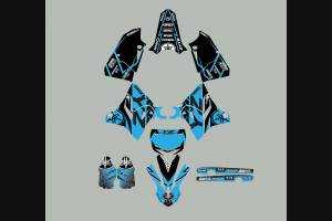 Aufkleber Satz kompatibel mit per YAMAHA YZ 125/250 2015 - 2021 - MXPKAD13273