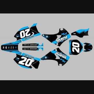 Sticker set compatible with per KAWASAKI KX 125/250 2003 - 2008  - MXPKAD13654