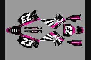 Sticker set compatible with per KAWASAKI KX 125/250 2003 - 2008  - MXPKAD13746