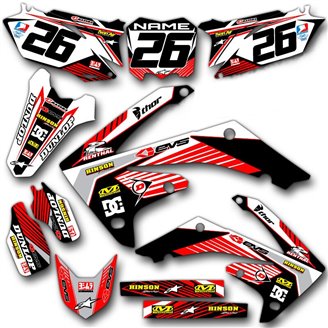 Aufkleber Satz kompatibel mit per YAMAHA YZ 125/250 2015 - 2021 - MXPKAD14131