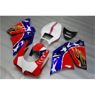 Painted street fairings in abs compatible with Ducati 748 916 996 - MXPCAV13029