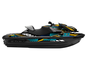Aufkleber Satz kompatibel mit per SEADOO RXP 260 2019 - 2022 - MXPKAD14591