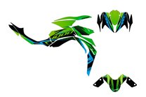 Kit adesivi compatibile con per KAWASAKI Z1000 2014 - 2019  - MXPKAD15356