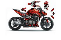 Kit adesivi compatibile con per KAWASAKI Z1000 2014 - 2019  - MXPKAD15356
