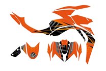 Kit adesivi compatibile con per KAWASAKI Z1000 2014 - 2019  - MXPKAD15356