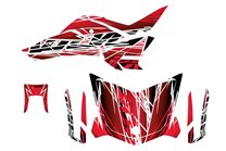 Sticker set compatible with per CAN AM SPYDER F3 2016 - 2021  - MXPKAD14955