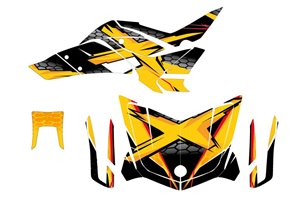 Sticker set compatible with per CAN AM SPYDER F3 2016 - 2021  - MXPKAD14955