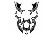 Kit adesivi compatibile con per HONDA TRX 700XX 2012  - MXPKAD14970