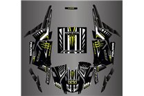 Aufkleber Satz kompatibel mit per POLARIS RZR XP 1000 2019 - 2021 - MXPKAD14984