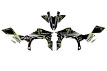 Aufkleber Satz kompatibel mit per YAMAHA QAUD YFZ-R 450 2009 - 2013  - MXPKAD14995
