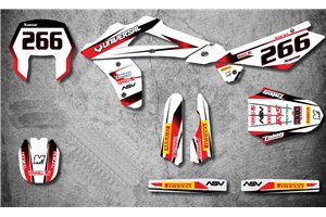 Kit de pegatinas compatible con per HUSQVARNA WR 250 300 2008 - 2013  - MXPKAD14887