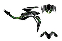 Kit adesivi compatibile con per KAWASAKI Z1000 2007 - 2009  - MXPKAD16254