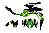 Kit adesivi compatibile con per KAWASAKI Z1000 2007 - 2009  - MXPKAD16257