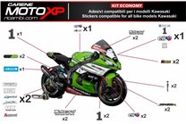 Kit adesivi compatibile con Kawasaki Zx6R 2003 - 2004 - MXPKAD5871