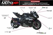 Kit adesivi compatibile con Kawasaki Zx6R 2003 - 2004 - MXPKAD5521