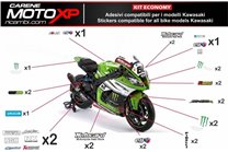 Kit adesivi compatibile con Kawasaki Zx6R 2003 - 2004 - MXPKAD5516
