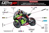 Kit adesivi compatibile con Kawasaki Zx6R 2003 - 2004 - MXPKAD3337