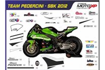 Kit adesivi compatibile con Kawasaki Zx6R 2003 - 2004 - MXPKAD954