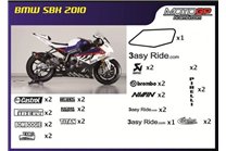 Kit adesivi compatibile con Bmw S 1000RR 2009 - 2014  - MXPKAD7997