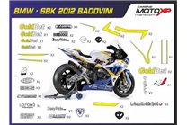 Kit adesivi compatibile con Bmw S 1000RR 2009 - 2014  - MXPKAD7995