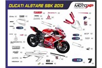 Kit adesivi compatibile con Ducati 748 916 996 998  - MXPKAD601