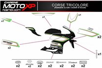 Kit adesivi compatibile con Ducati 748 916 996 998  - MXPKAD2400