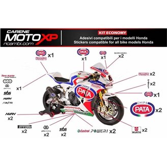 Kit Autocollants compatible avec Honda Cbr 1000 RR 2012 - 2016 - MXPKAD9404