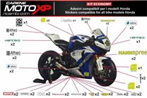 Kit Autocollants compatible avec Honda Cbr 1000 RR 2012 - 2016 - MXPKAD9395