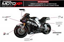 Kit adesivi compatibile con Honda Cbr 600 F 2001 - 2006 - MXPKAD8798
