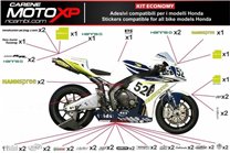 Kit adesivi compatibile con Honda Cbr 600 F 2001 - 2006 - MXPKAD8800