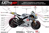 Kit adesivi compatibile con Yamaha R3 2015 - 2018 - MXPKAD664