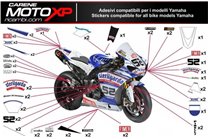 Kit adesivi compatibile con Yamaha R3 2015 - 2018 - MXPKAD855