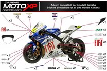 Kit adesivi compatibile con Yamaha R3 2015 - 2018 - MXPKAD1007