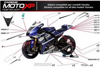 Kit adesivi compatibile con Yamaha R3 2015 - 2018 - MXPKAD3332
