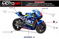 Kit Autocollants compatible avec Suzuki Gsxr 1000 2017 - 2022 - MXPKAD10492
