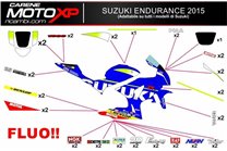 Kit adesivi compatibile con Suzuki Gsxr 1000 2017 - 2022 - MXPKAD10493