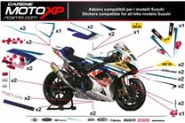 Kit adesivi compatibile con Suzuki Gsxr 600/750 2011 - 2019 - MXPKAD10212