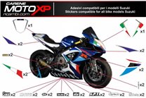 Kit adesivi compatibile con Suzuki Gsxr 600/750 2011 - 2019 - MXPKAD10219