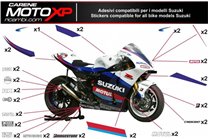 Kit adesivi compatibile con Suzuki Gsxr 600/750 2011 - 2019 - MXPKAD10228