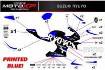 Kit adesivi compatibile con Suzuki Gsxr 600/750 2011 - 2019 - MXPKAD10245